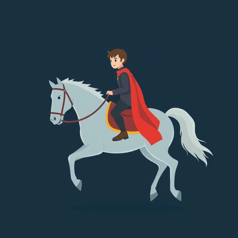 flat design style AI art