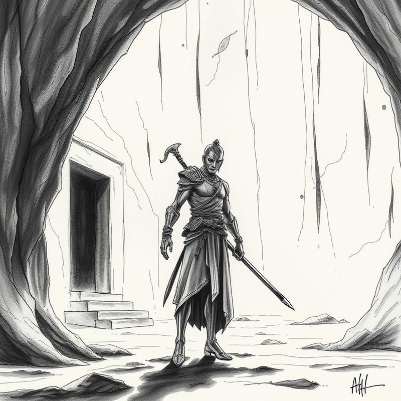 ink drawing style AI art
