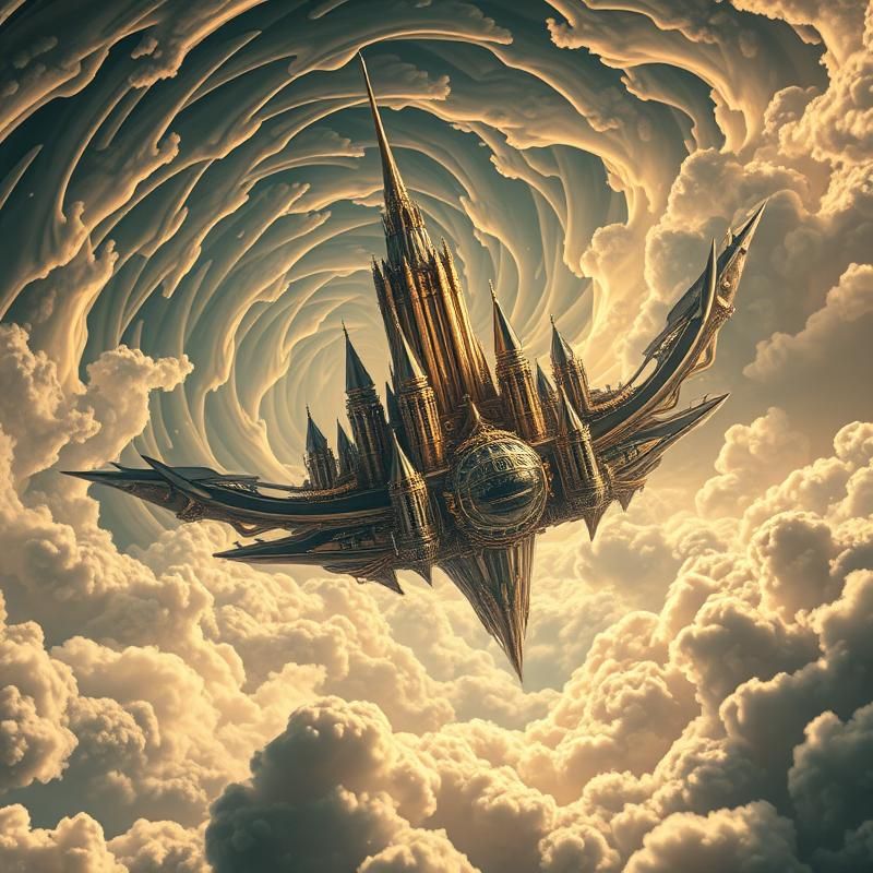 art deco style AI art