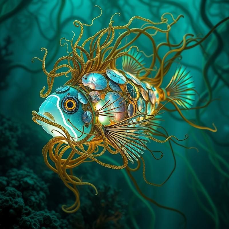 organic style AI art