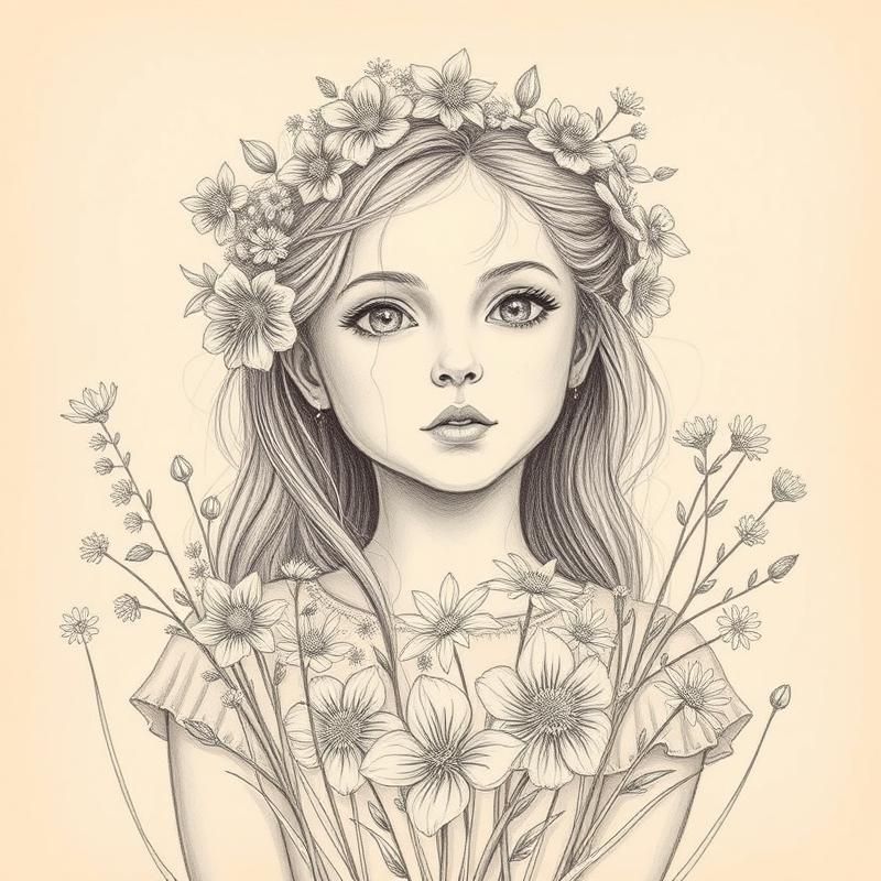 pencil sketch style AI art