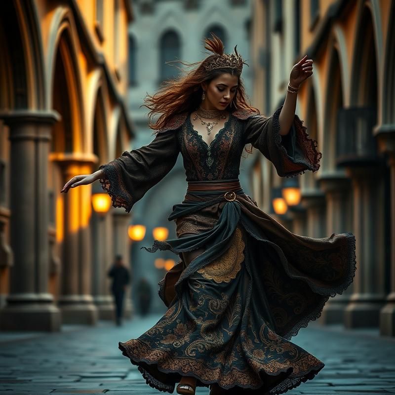 medieval style AI art