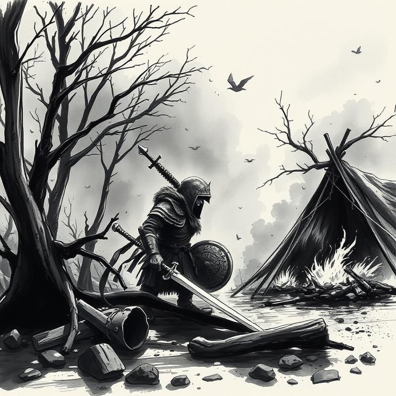 ink drawing style AI art