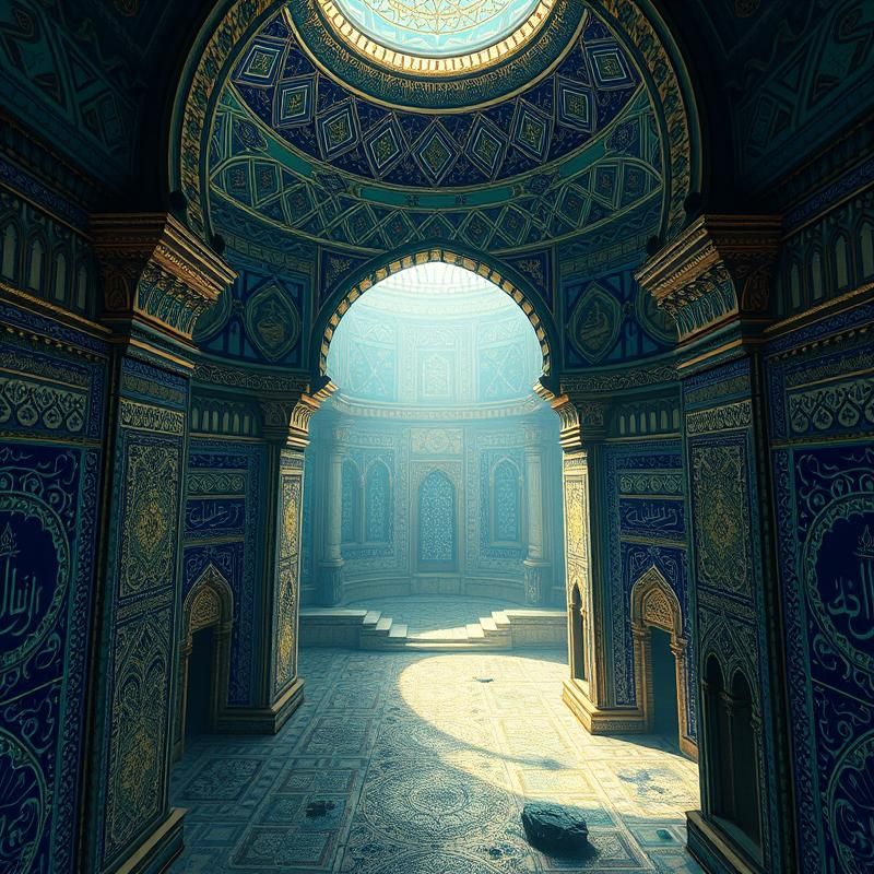 islamic art style AI art