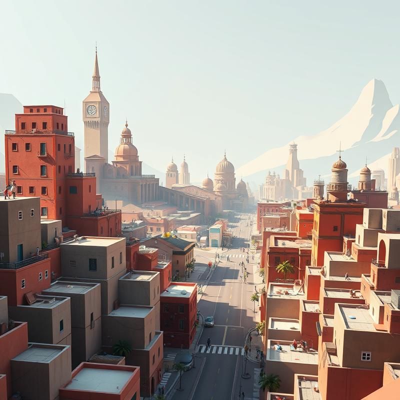 low poly style AI art