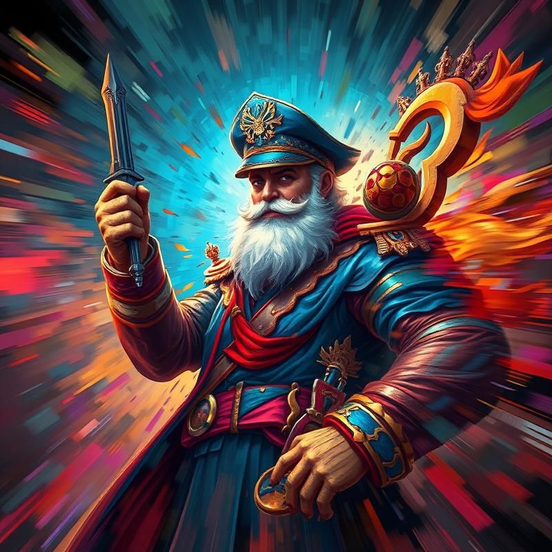 kinetic art style AI art