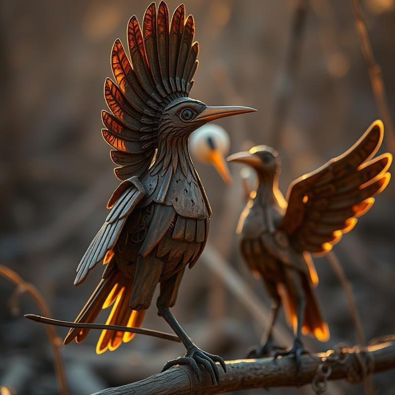 primitive style AI art