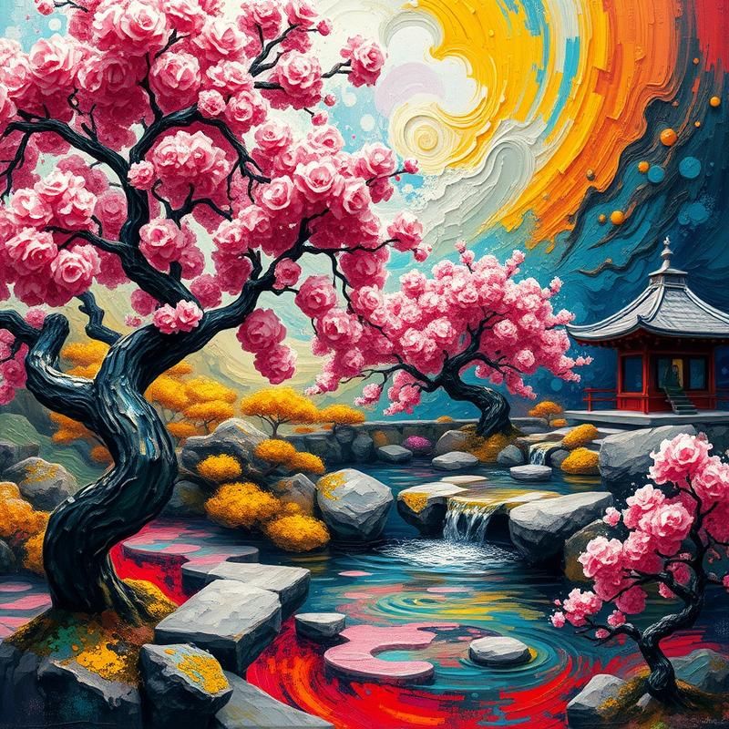 abstract style AI art