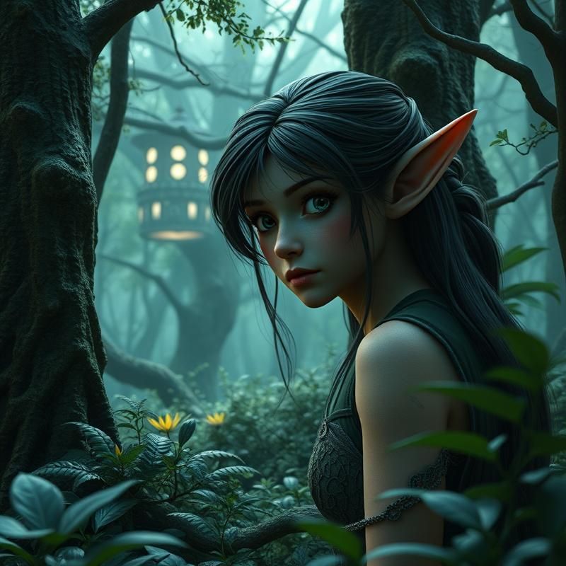 3D rendering style AI art