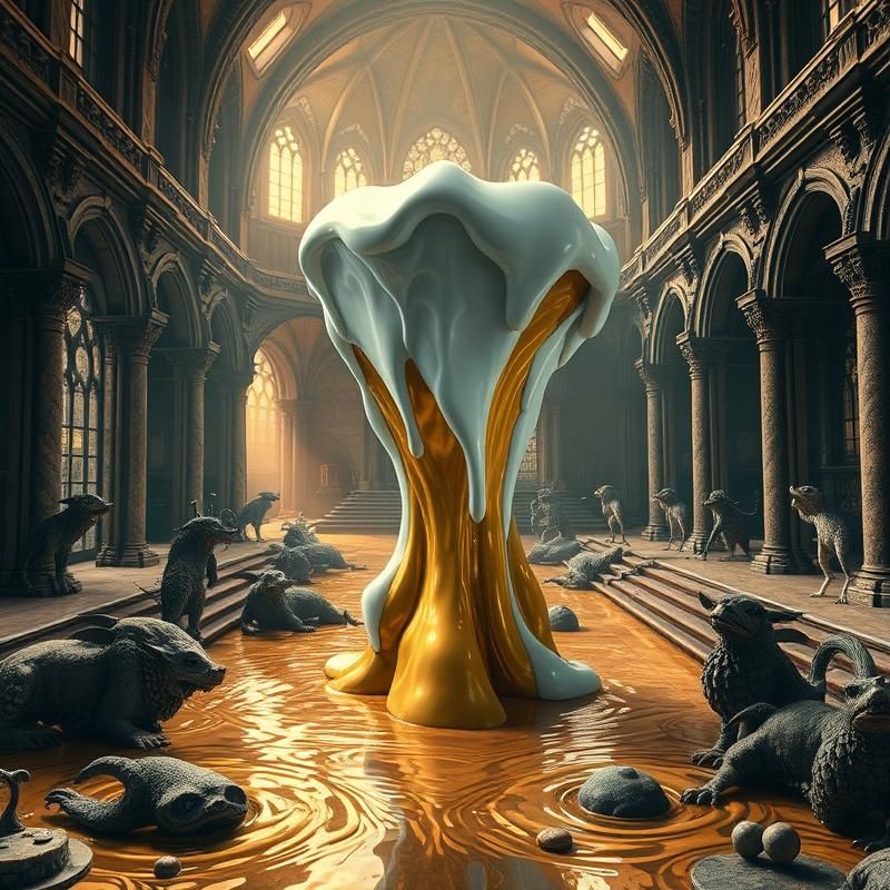 pop surrealism style AI art