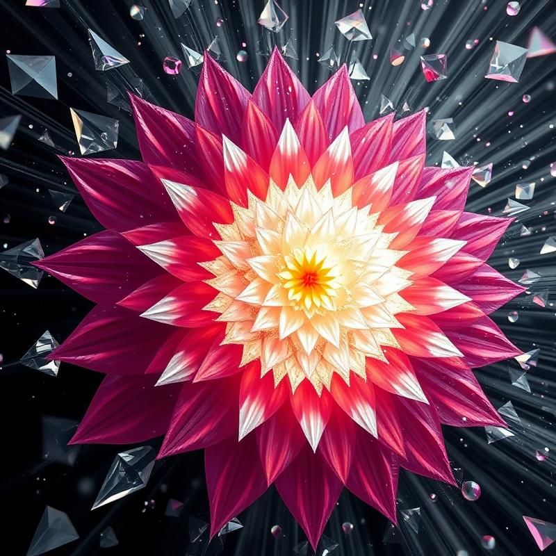 geometric style AI art