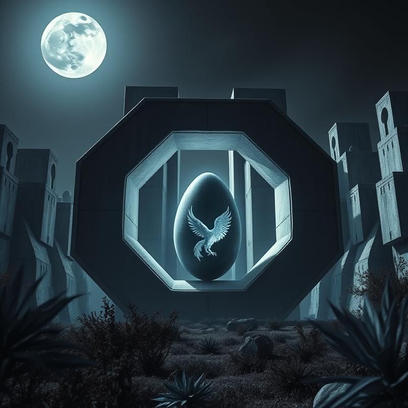 brutalist style AI art