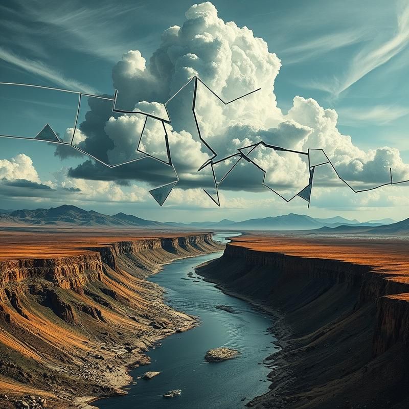 post-modernist style AI art