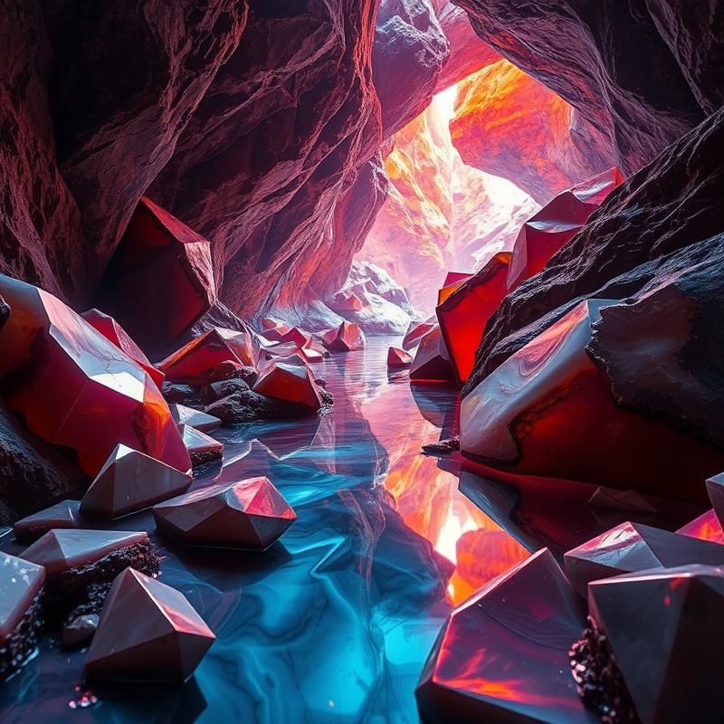 geometric style AI art