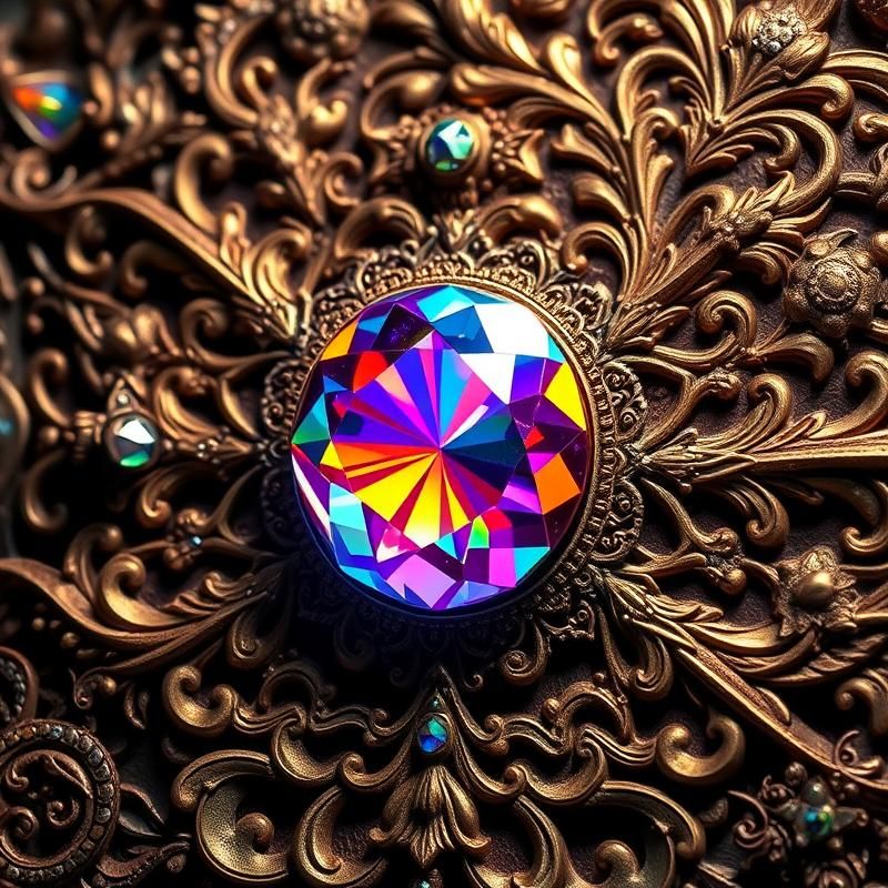 maximalist style AI art