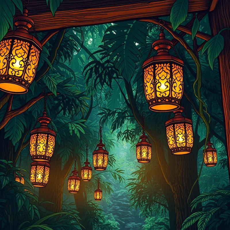 woodcut style AI art