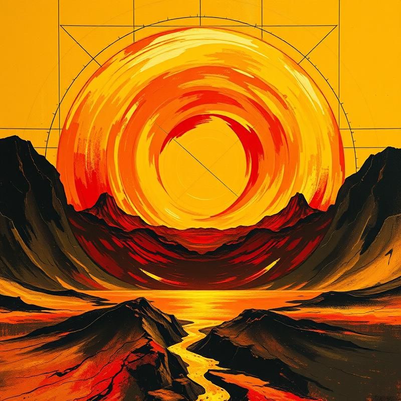 suprematist style AI art