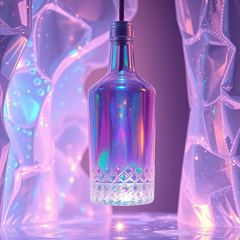 holographic style AI art
