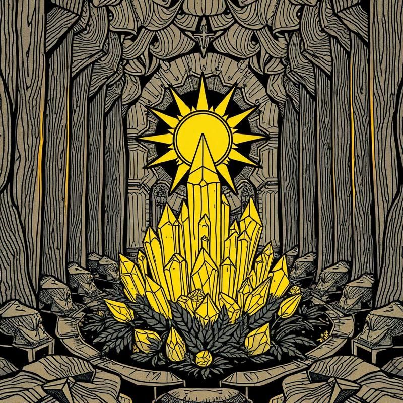 woodcut style AI art