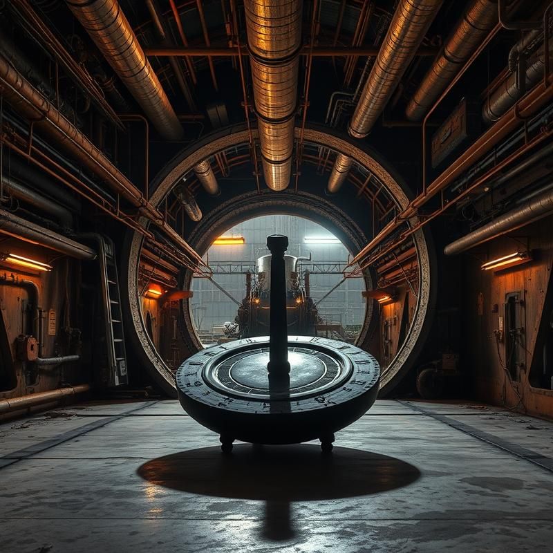 industrial style AI art