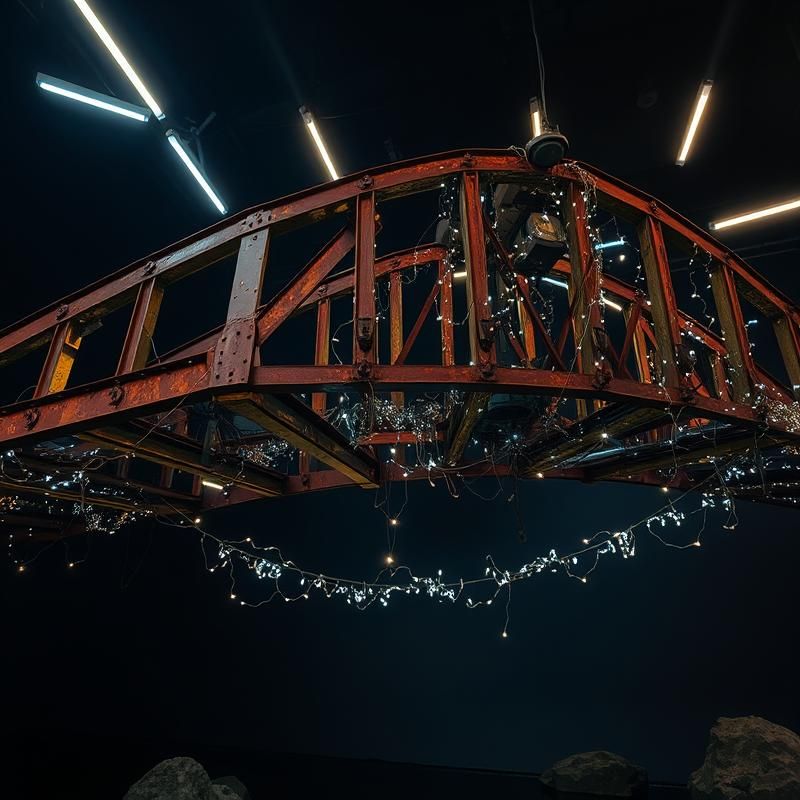 installation art style AI art