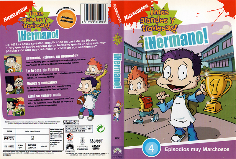 2719b14c4df8a0ad9baa0615fbce92a7 - Rugrats - más grandes y traviesos ¡Hermano! [2003] [DVD5FULL] [Castellano - Francés - Inglés] [Animación] [MEGA]