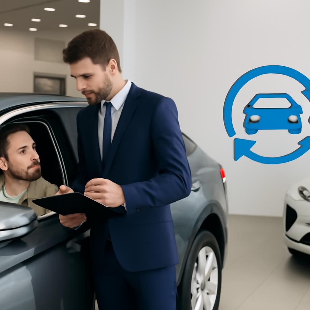 Процесс оценки автомобиля по системе trade-in в дилерском центре