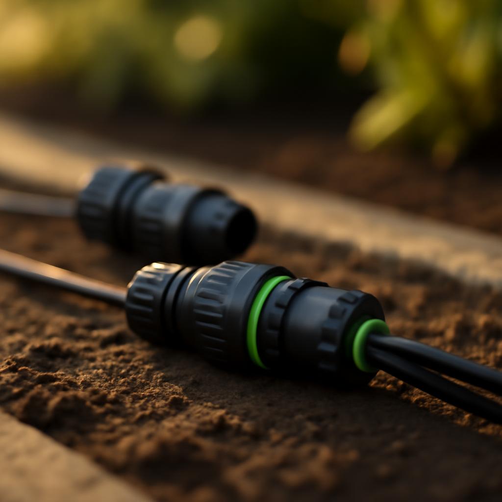 Герметичные соединители для скрытых подключений в ландшафтном дизайне