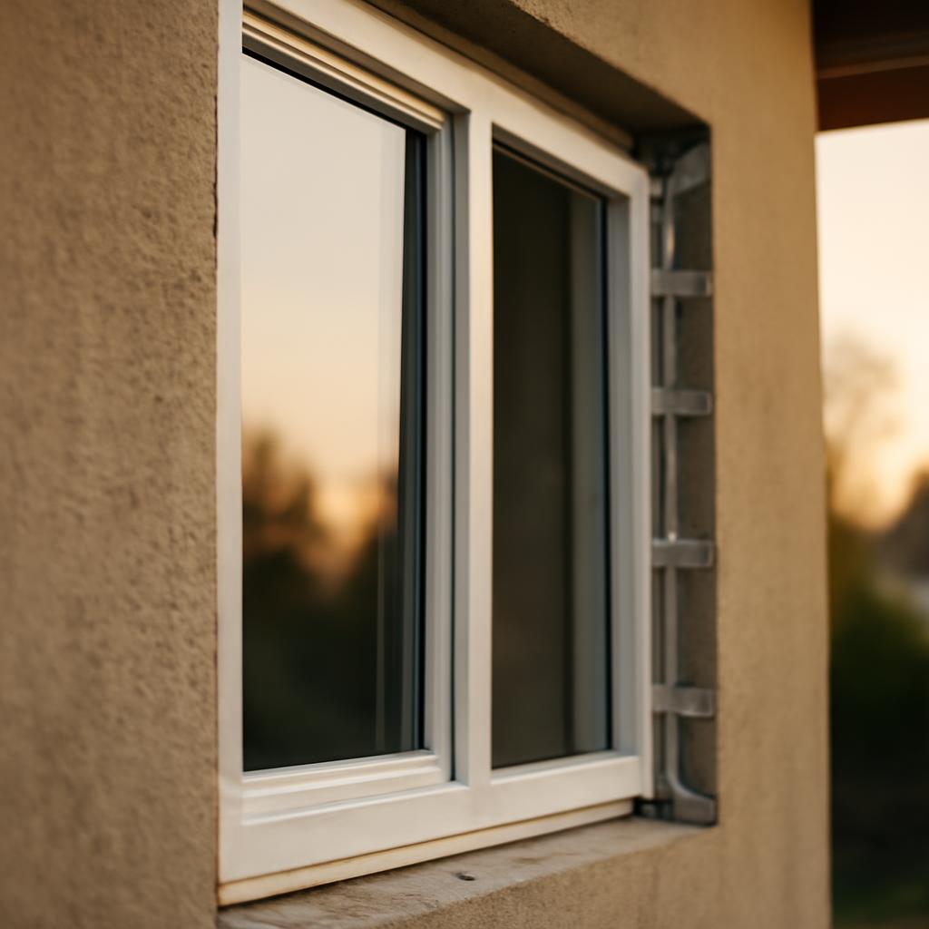 Современные пластиковые окна в установке на фасаде дома в 2025 году