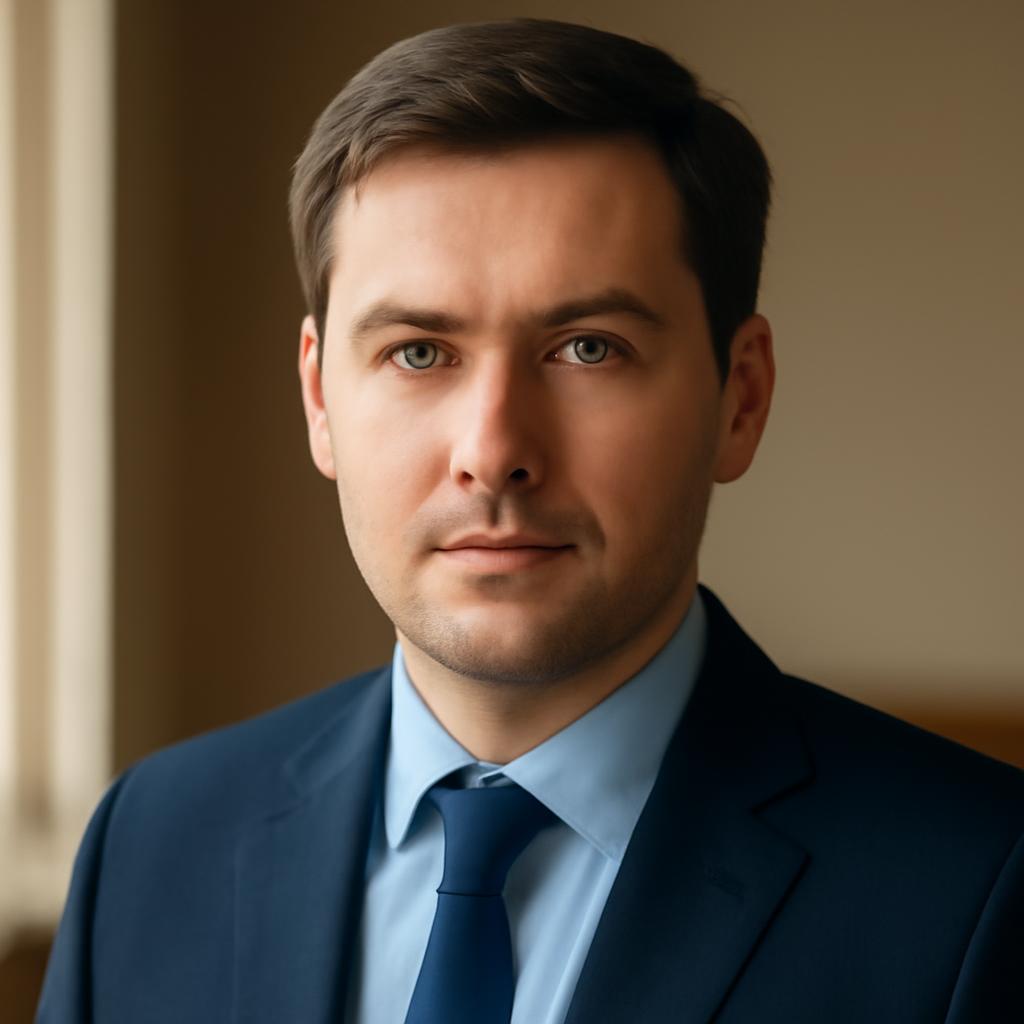 Дмитрий Соколов — портрет автора статьи в деловом стиле с акцентом на профессиональный вид