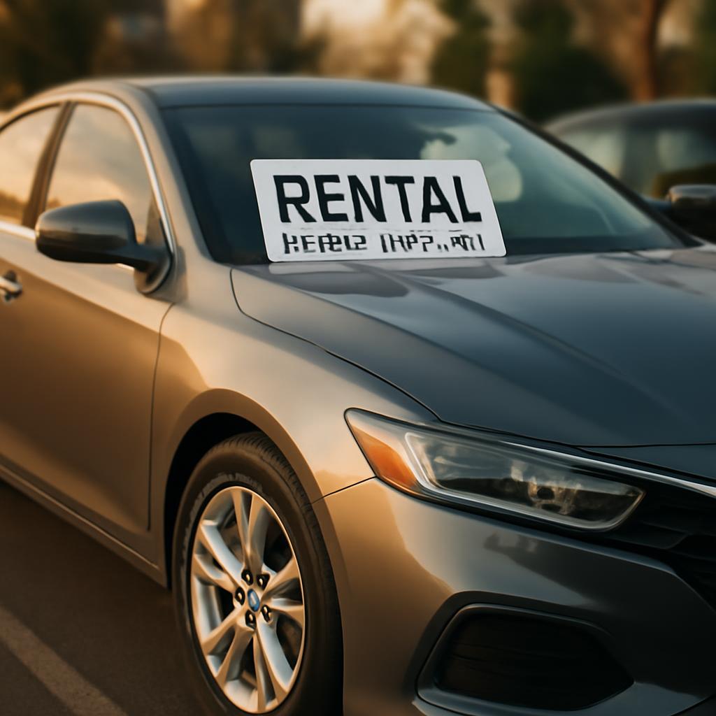 Автомобиль в аренде с опцией выкупом на парковке