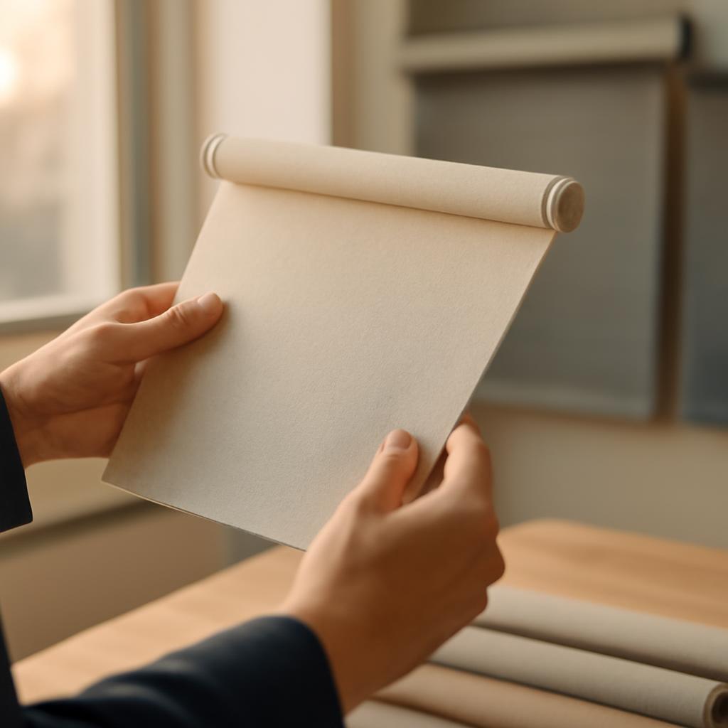 Процесс выбора рулонных штор для офисного интерьера