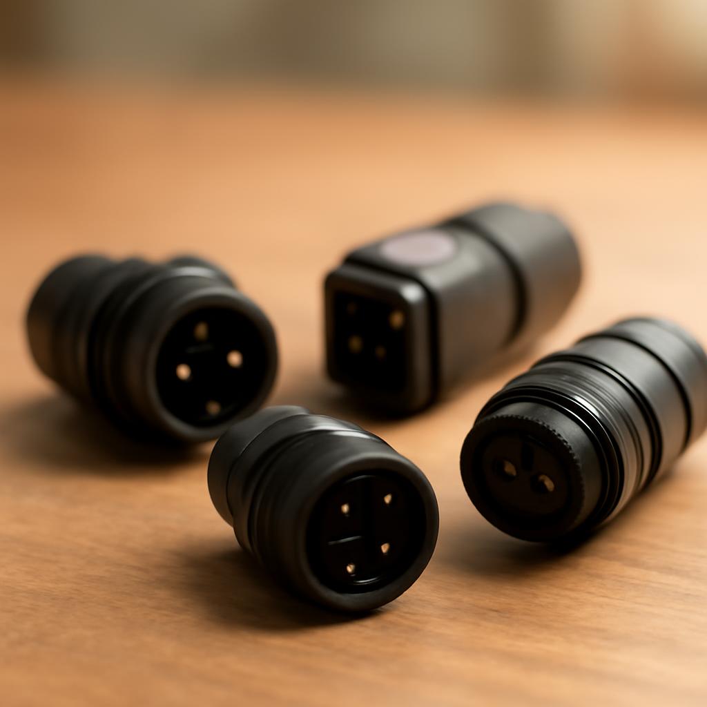 Различные типы съёмных разъёмов для эхолотов