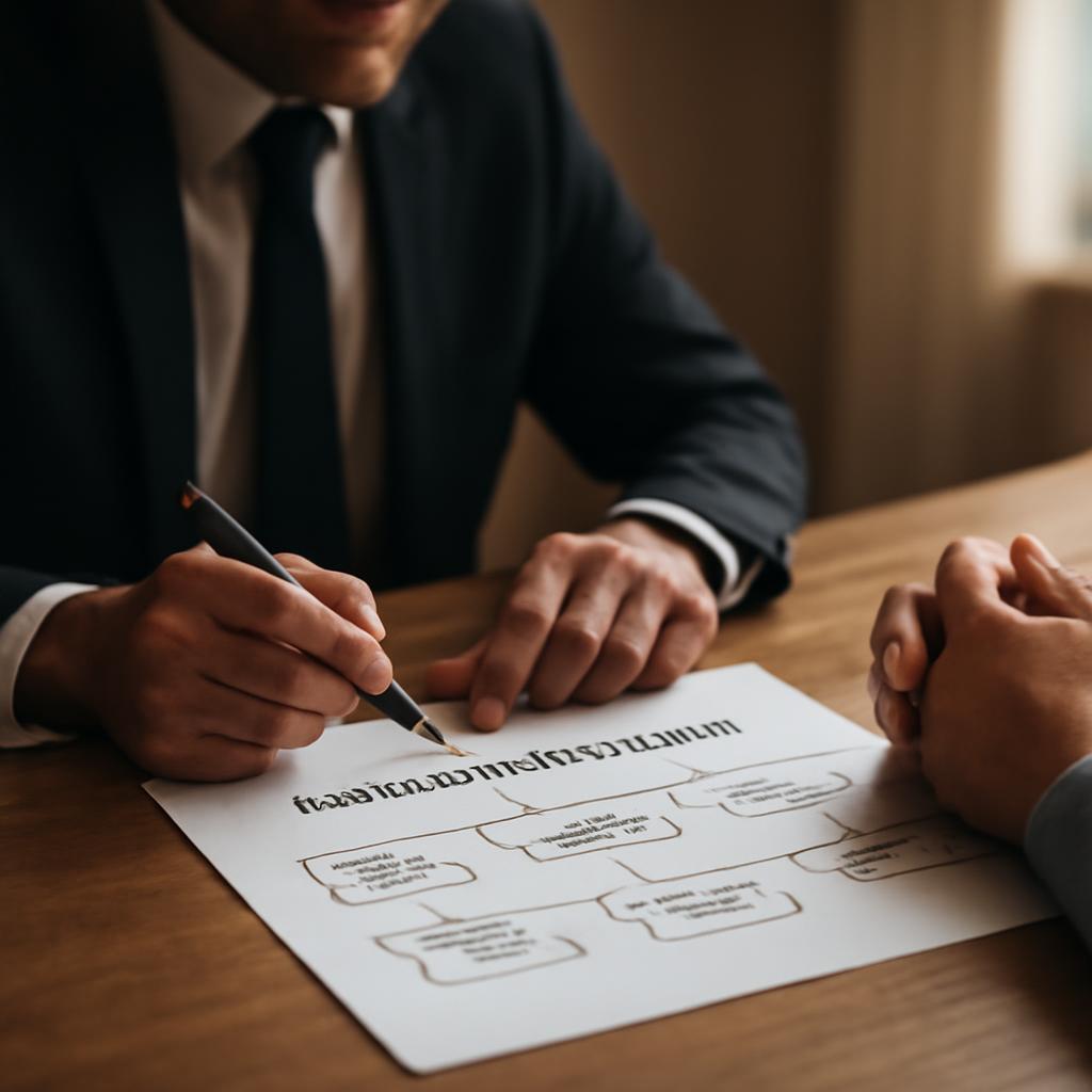 Схема процесса патентования с участием поверенного