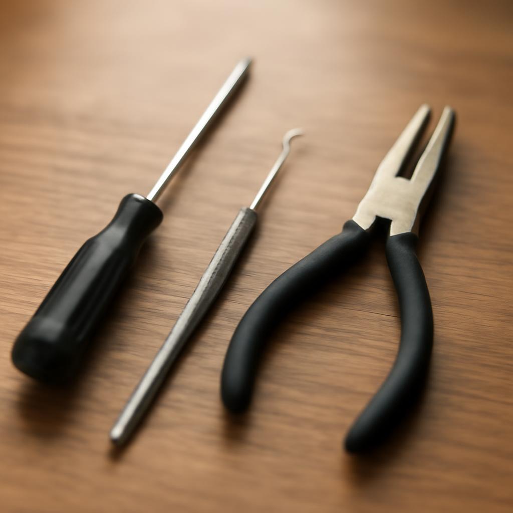 Набор инструментов для снятия рулонных штор