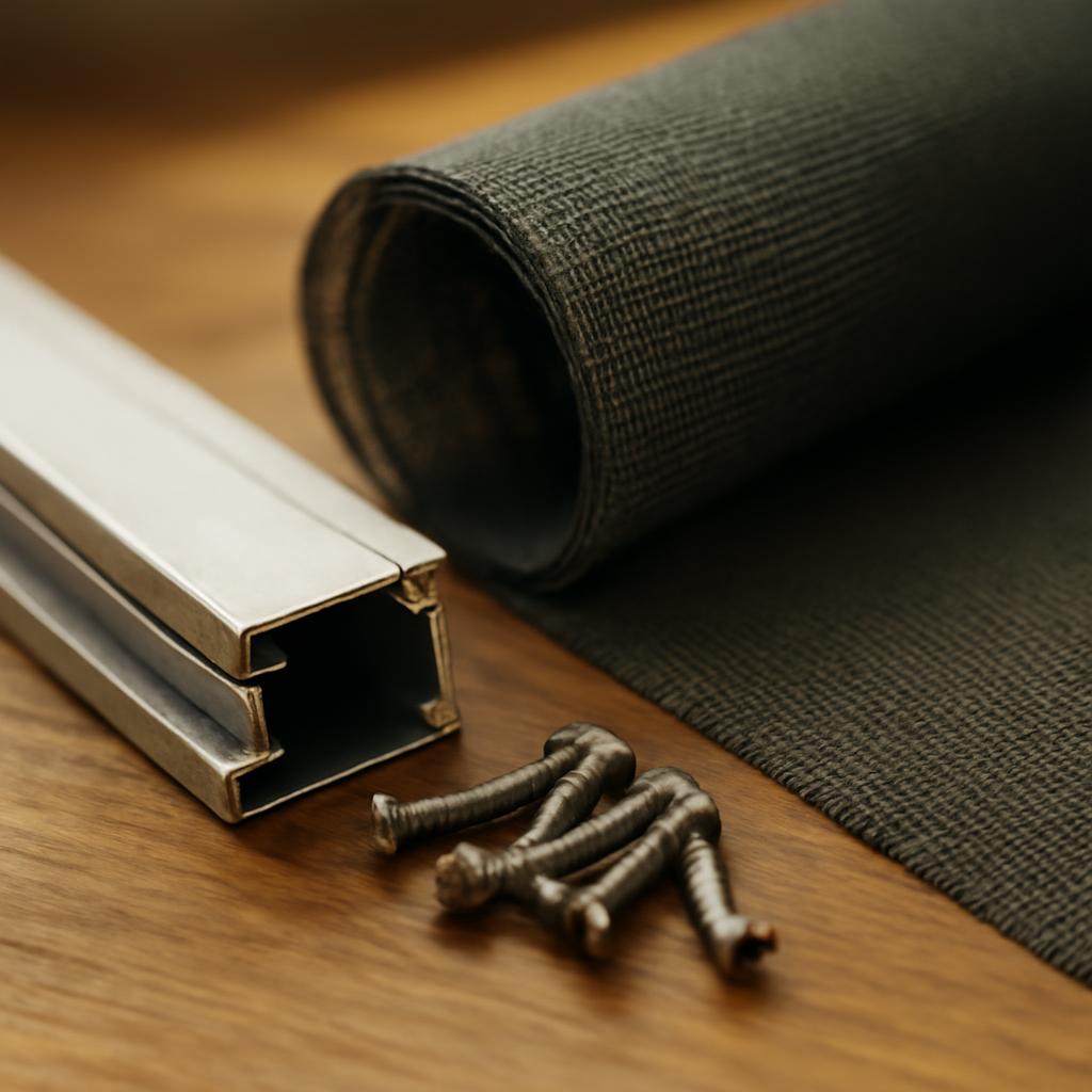 Материалы для изготовления москитной сетки: профиль, сетка и крепеж