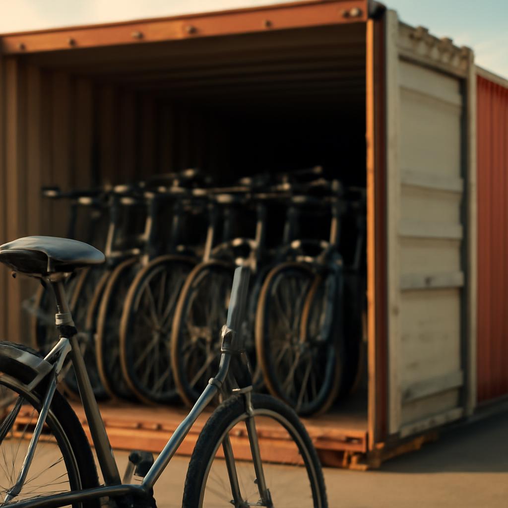 Контейнерная доставка велосипедов морем из Китая