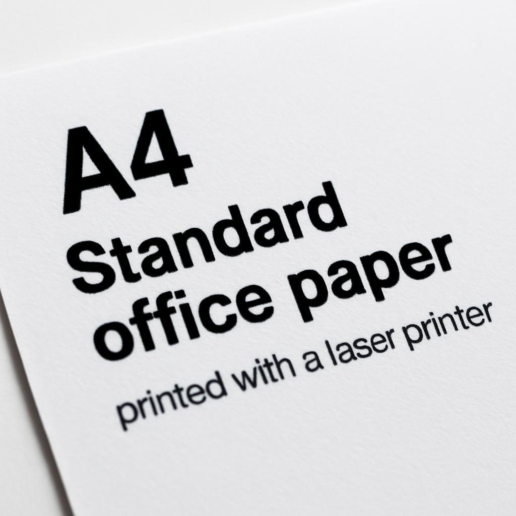 Пример отпечатка текста картриджем для HP LaserJet P1102