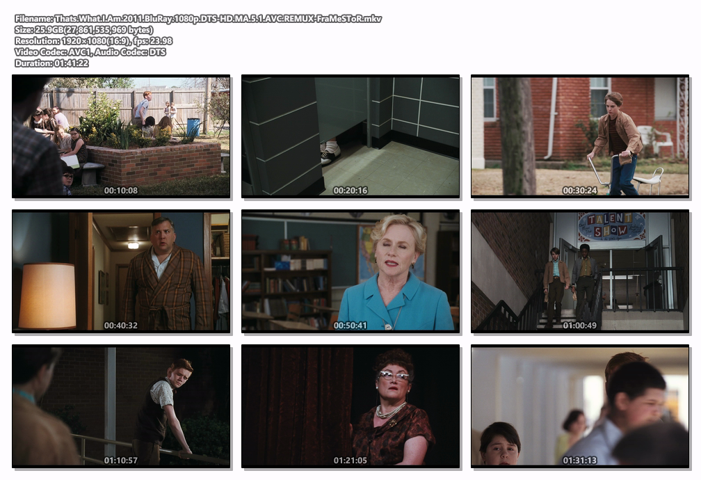 Thats What I Am 2011 BluRay 1080p DTS-HD MA 5.1 AVC REMUX-FraMeSToR screenshots