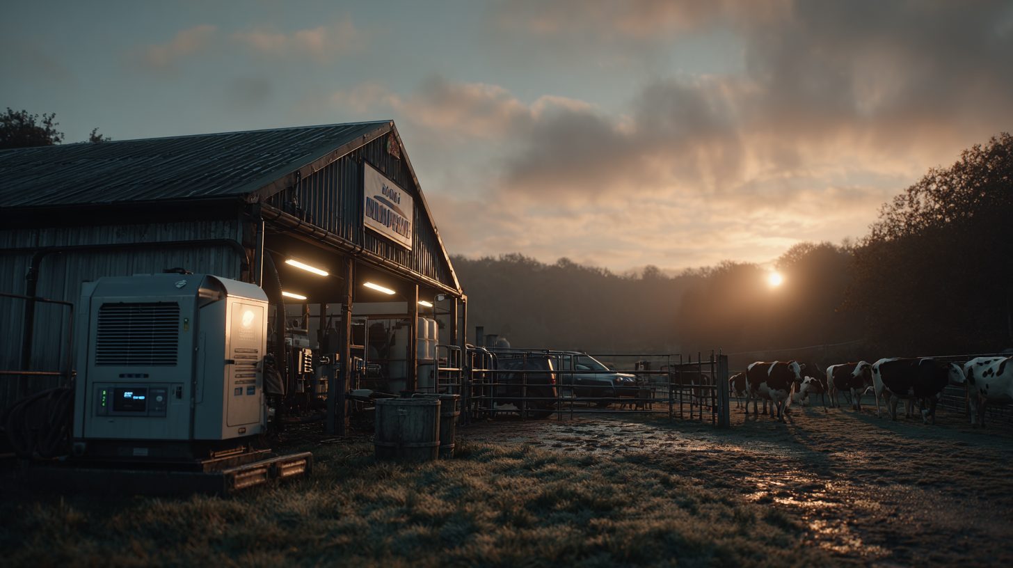 Кейс молочной фермы: ДЭС обеспечивает стабильное питание для оборудования
