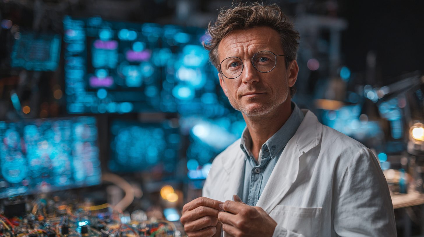 Дмитрий Козлов — фото инженера в профессиональной обстановке с элементами электроники