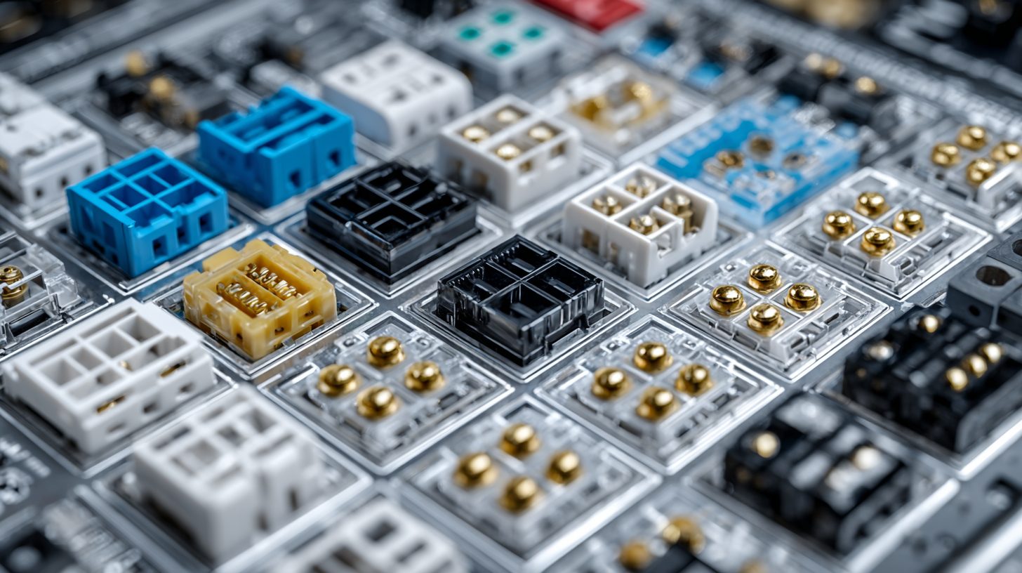 Различные типы модульных Keystone-разъёмов для сетей и электрики