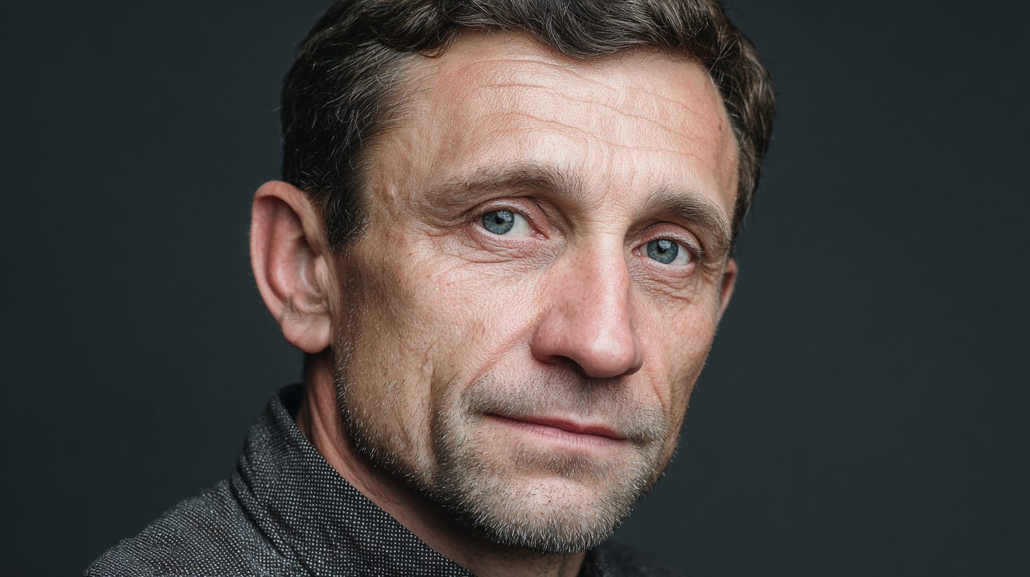 Сергей Воронин — портрет автора в профессиональной студийной съёмке с нейтральным фоном