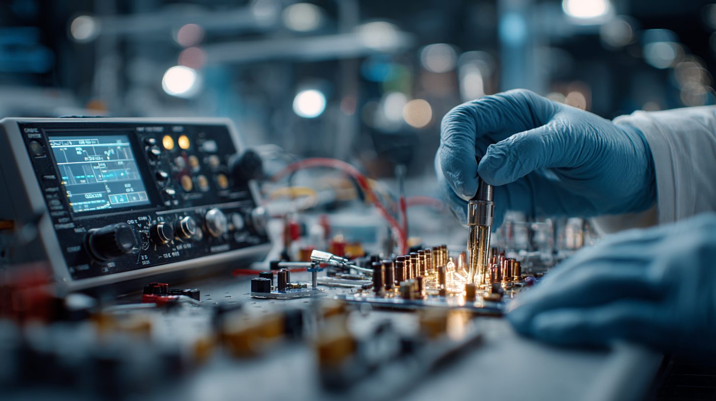 Лабораторное тестирование фольгированных клемм