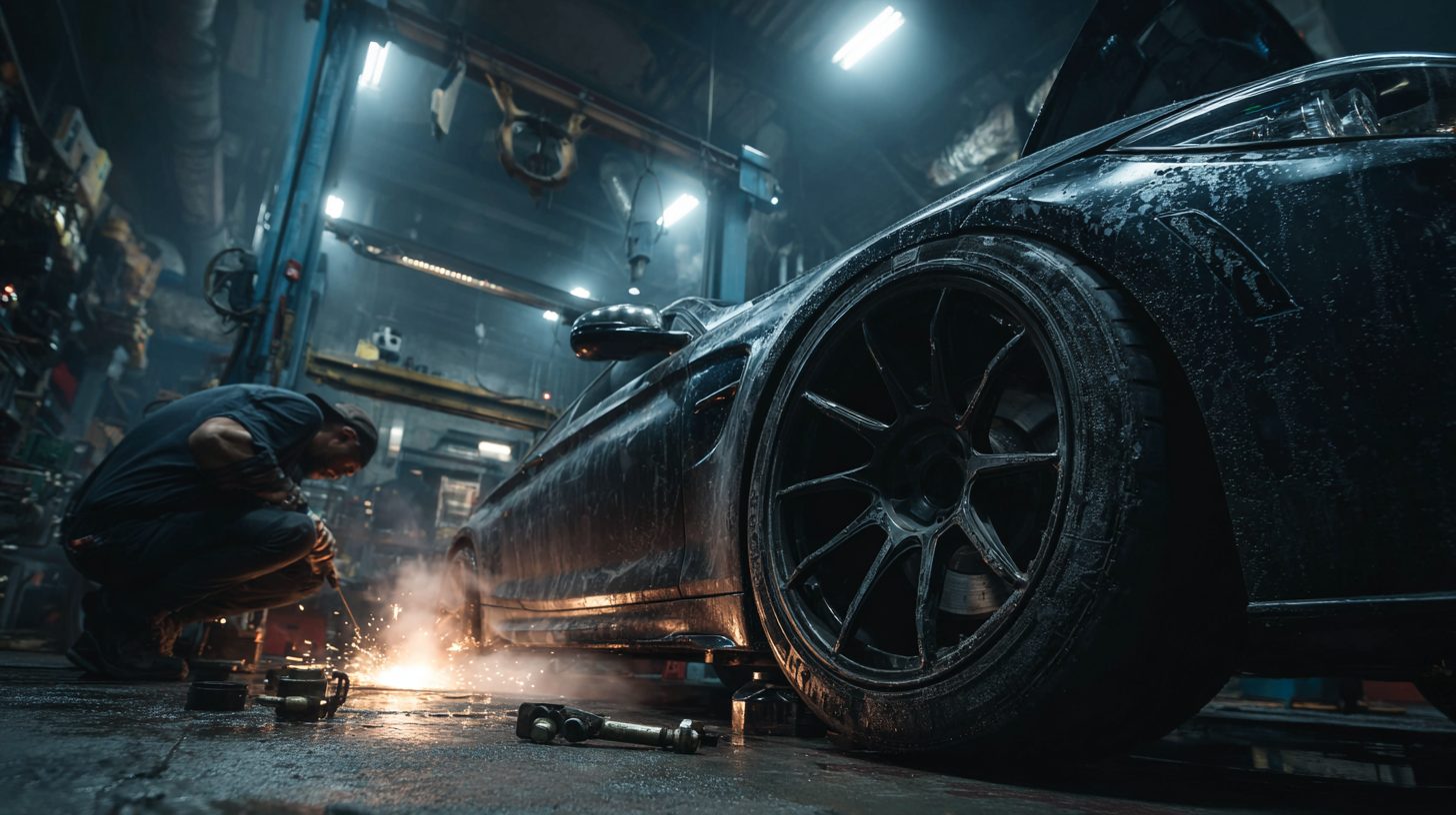 Установка осевого вентилятора 400 мм в автосервисе для вытяжки газов