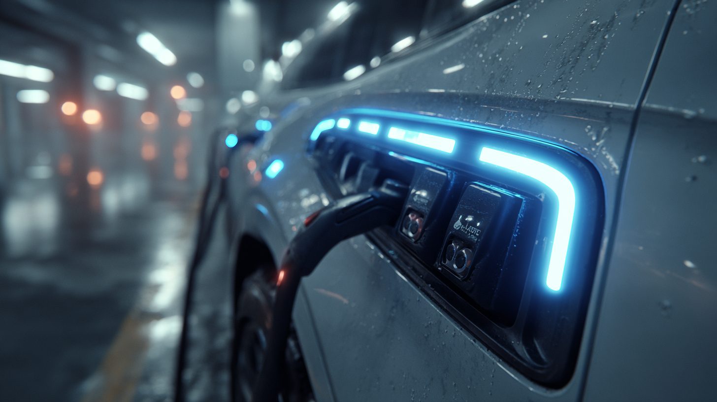 AC-разъёмы в зарядной станции для электромобиля