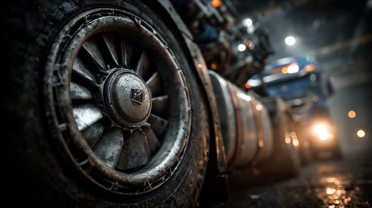 Осевой вентилятор в интеркулере грузового автомобиля