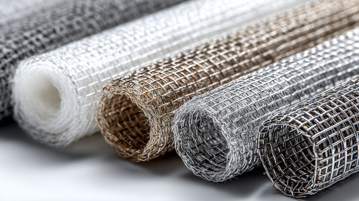 Различные материалы москитных сеток в сравнении