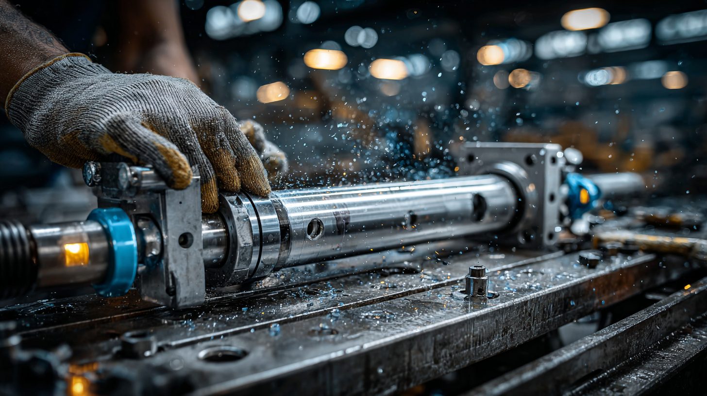 Применение секретный приема для проверки баланса усилий в пневмоцилиндре