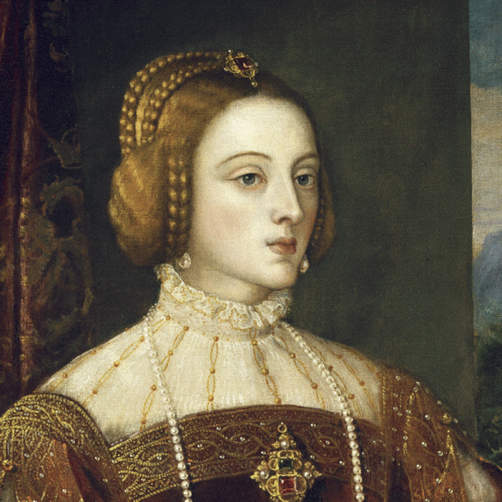 23 Тициан Empress Isabella of Portugal (DETAIL).gif
